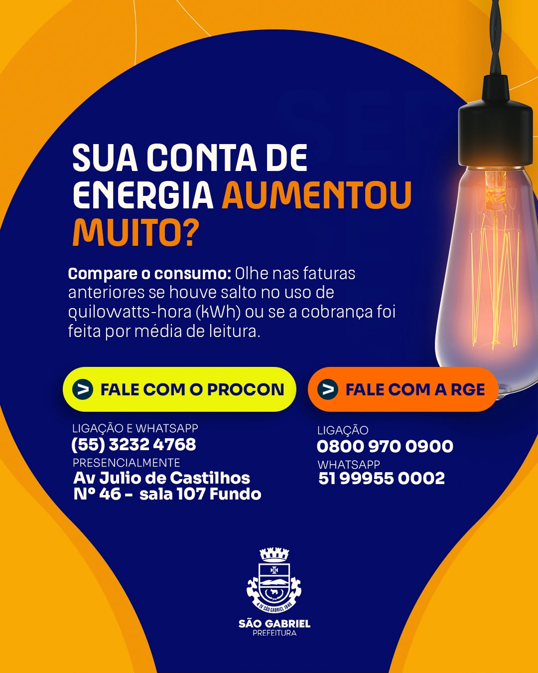 PROCON registra 64 reclamações contra concessionária de energia e orienta consumidores