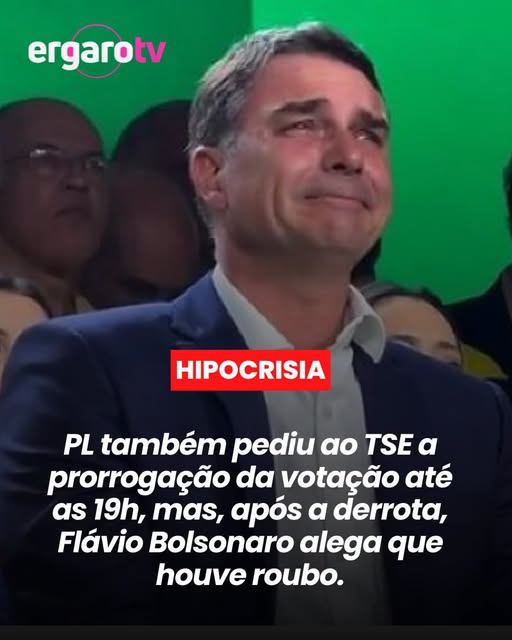 Flávio Bolsonaro promete pedir a anulação das eleições